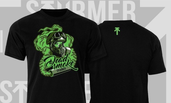 Футболка Sturmer Dead Smoke, черная, арт. SW-3474